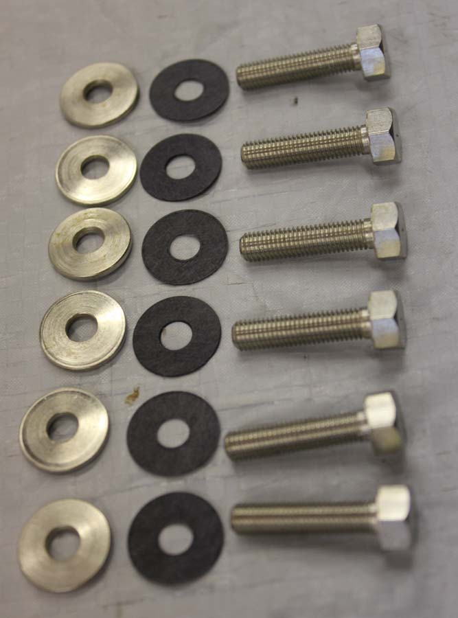 3532-18 Tank top mount screws and washers (1918-36 all) nickle